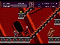 une photo d'Ã©cran de Castlevania - The New Generation sur Sega Megadrive